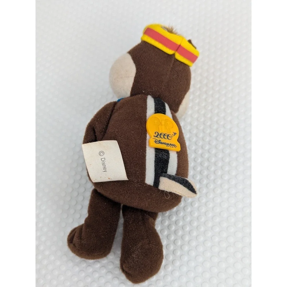 McDonalds Polynesian Dale Plush Disney Chip Dale 2000 6 Inch Stuffed‎ Animal Toy